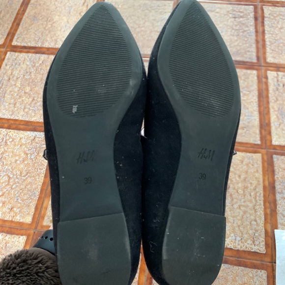 H&M faux suede Mary Jane ballet flat shoes sz 39/9 - Picture 3 of 4